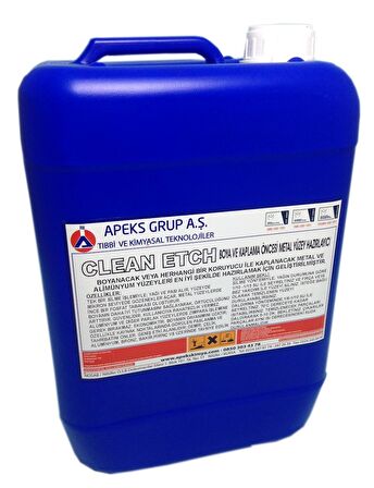 CLEAN ETCH Konsantre Boya ve Kaplama Öncesi Metal Yüzey Hazırlayıcı - 5 Kg