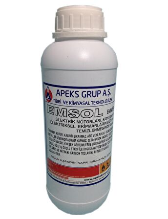 EMSOL Emniyetli Elektrik Motor ve Aksamları Temizleme Solventi - 1 Kg