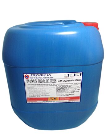 FLOUR MAC CLEAN Güçlü Konsantre Zemin Temizleme Makinası Deterjanı - 30 Kg
