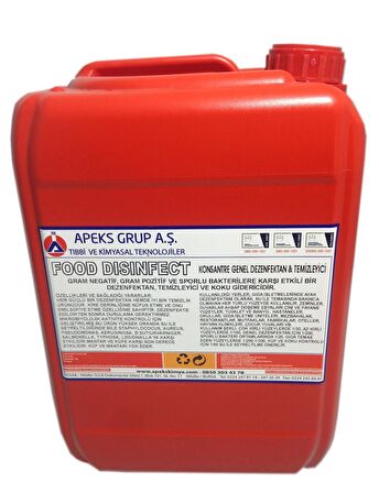 FOOD DISINFECT Konsantre Gıda Tipi Temizleyici - 5 Kg