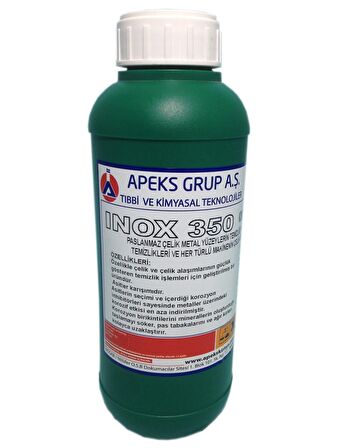 INOX 350 Konsantre Paslanmaz Çelik Temizleyici ve Parlatıcısı - 1 Kg