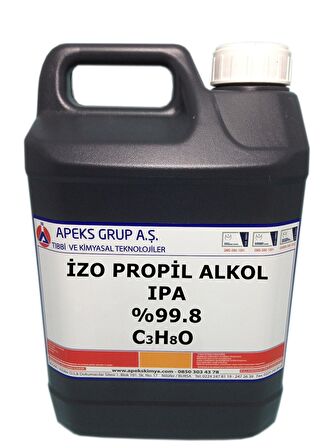 İZO PROPİL ALKOL - %99.8 - 5 Lt