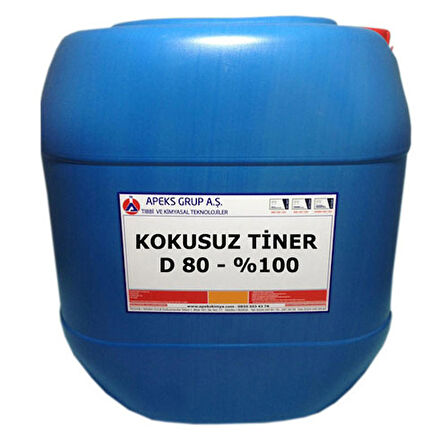 KOKUSUZ TİNER D-80 - %100 - 30 Lt