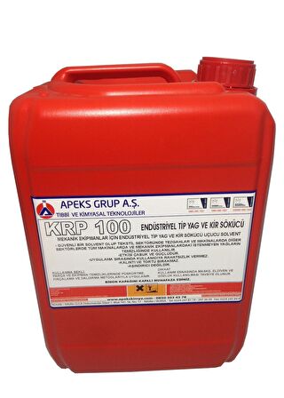 KRP 100 Endüstriyel Tip Yağ, Kir ve Leke Sökücü Uçucu Solvent - 5 Kg