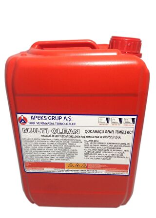 MULTI CLEAN Konsantre Çok Amaçlı Yüzey Temizleyici - 10 Kg