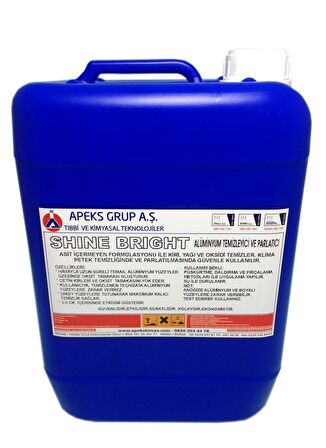 SHINE BRIGHT Konsantre Alüminyum Klima Petek Temizleyici - 5 Kg