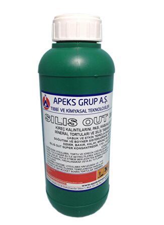 SILIS OUT Organik Tortu ve Kireç Çözücü, Endüstriyel Temizleyici - 1 Kg