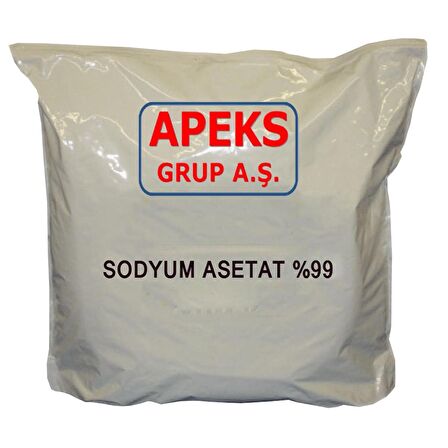 SODYUM ASETAT - %99 - 1 Kg