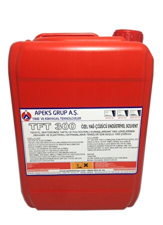 TFT 300 Özel Yağ Çözücü Endüstriyel Solvent - 10 Kg