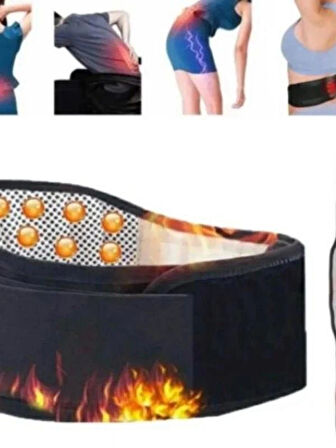 Bel Fitigi Hastalarina Uyumlu Bel Isitici Kaynaslastirici Turmalin Isitici Unisex Korse Konforlu