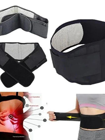 Bel Fitigi Hastalarina Uyumlu Bel Isitici Kaynaslastirici Turmalin Isitici Unisex Korse Konforlu
