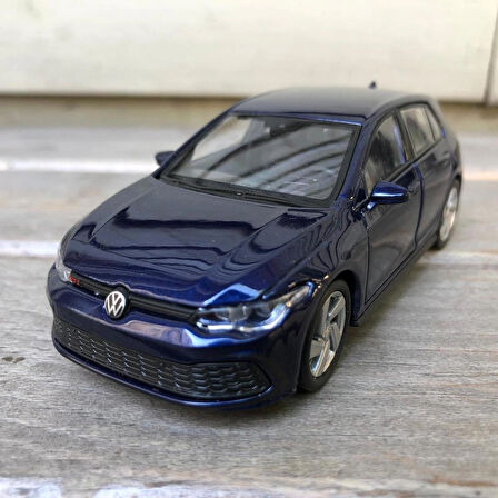 Welly Volkswagen Golf 8 GTI Diecast Metal Araba Model Araba Oyuncak Araba Çek Bırak Araba 12 Cm