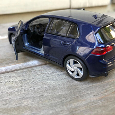 Welly Volkswagen Golf 8 GTI Diecast Metal Araba Model Araba Oyuncak Araba Çek Bırak Araba 12 Cm