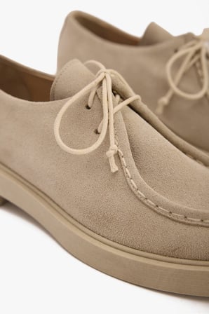 Kadın Deri Günlük Ayakkabı – Bağcıklı Hakiki Süet Loafer