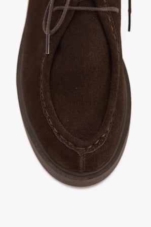 Kadın Deri Günlük Ayakkabı – Bağcıklı Hakiki Süet Loafer