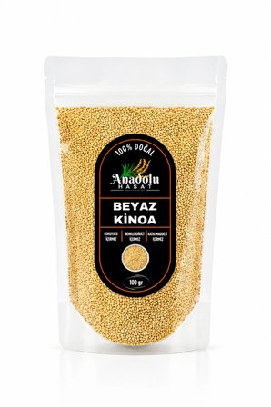 beyaz kinoa tohumu 100 gr - glutensiz kinoa tohumu