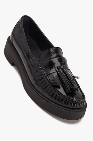 Kadın Hakiki Süet Püsküllü Loafer