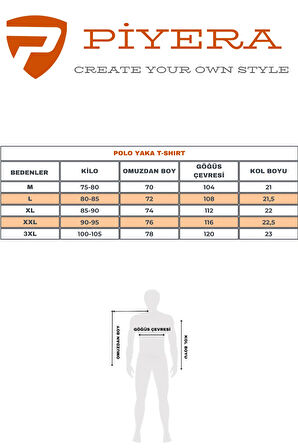 Erkek Yeşil Amerikan Pike Kumaş Polo Yaka Ribana Kısa Kollu T-shirt - 134