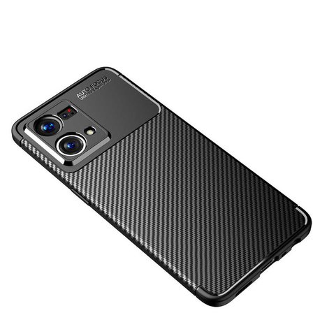 Gpack Oppo Reno 7 Kılıf Negro Karbon Kamera Korumalı Silikon Lüx