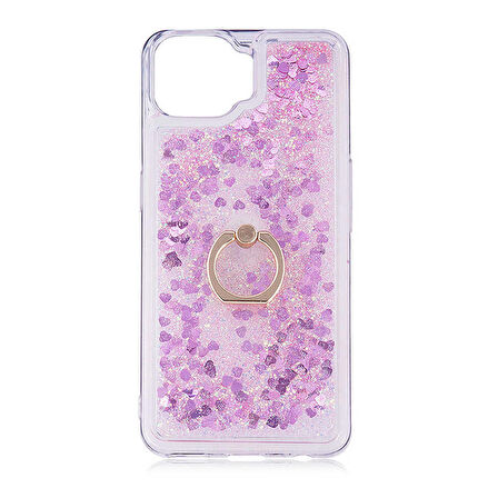 Smcase Oppo A73 Kılıf Sulu Yüzüklü Milce Silikon