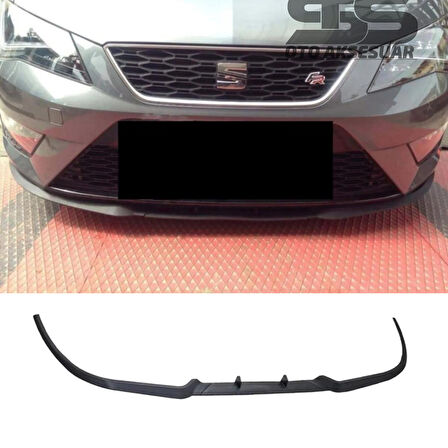 Seat Leon mk3 Cupra R Uyumlu Ön Lip Mat Siyah Ön Tampon Lip