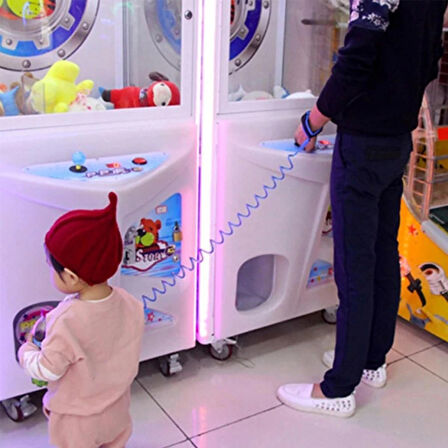 HpyTech Kaybolmayı Engelleyen Çocuk Bilekliği  Kilitli ve Esnek Halatlı Model Anti-Kayıp Emniyet Halatı