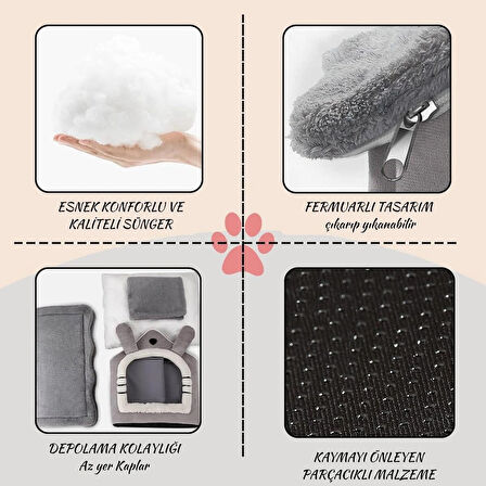 HpyTech Peluş Yumuşak,Kedi & Küçük Köpek Evi 🐾 Kapalı Kulübe Tasarım – Sıcak, Konforlu, Yıkanabilir Minderli Evcil Yatak