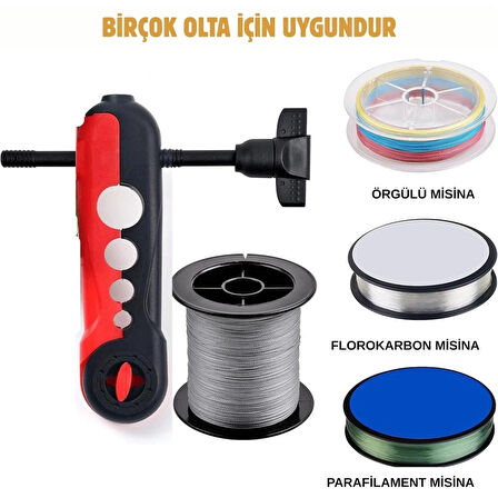 HpyTech Ayarlanabilir Taşınabilir Olta Misina Sarıcı – Evrensel Makara Hattı Sarma Aparatı – Hafif & Kompakt Balıkçılık Ekipmanı