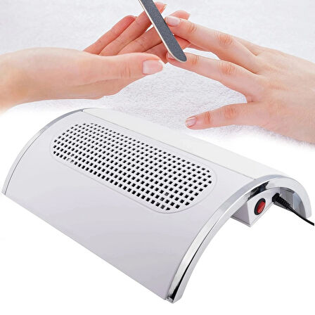 HpyTech  Tırnak Toz Toplayıcı 3 Fanlı Tırnak Tozu Vakum Cihazı (Salon Ve Ev İçin)