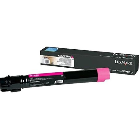 Lexmark C950X2Mg Kırmızı Spot Orjinal Toner C950 - 22.000 Sayfa