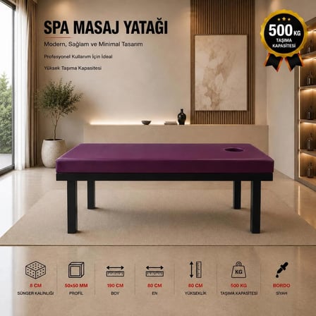 Masaj Yatağı 500 KG Taşıma Kapasiteli Sarsılmaz