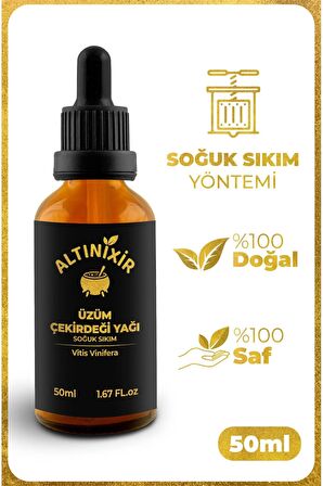 Üzüm Çekirdeği yağı soğuk sıkım 50 ml