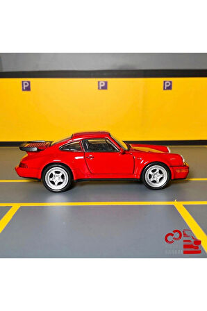 Porsche 911 Turbo 1/36 Ölçek *c&c Model Garage* Çek Bırak Diecast Metal Model Oyuncak Araba