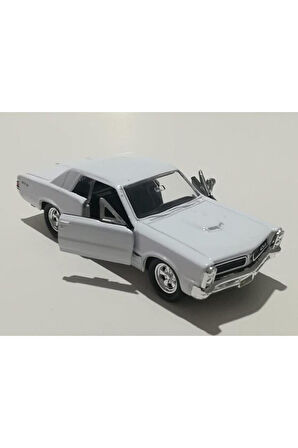 Pontiac Gto 1965 1/36 Ölçek *c&c Model Garage* Çek Bırak Diecast Metal Model Oyuncak Araba