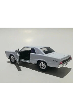 Pontiac Gto 1965 1/36 Ölçek *c&c Model Garage* Çek Bırak Diecast Metal Model Oyuncak Araba