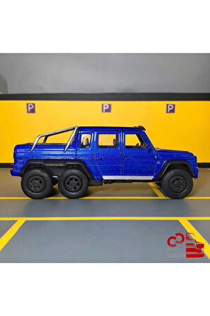 Mercedes-benz G 63 Amg 6x6 1/36 Ölçek *c&c Model Garage* Çek Bırak Diecast Metal Model Oyuncak Araba