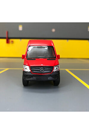 Mercedes-benz Sprinter 1/36 Ölçek *c&c Model Garage* Çek Bırak Metal Model Araba Oyuncak