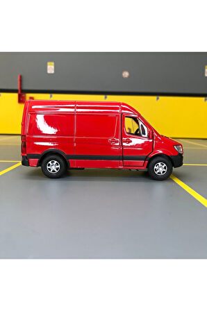 Mercedes-benz Sprinter 1/36 Ölçek *c&c Model Garage* Çek Bırak Metal Model Araba Oyuncak