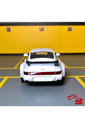Porsche 911 Turbo 1/36 Ölçek *c&c Model Garage* Çek Bırak Diecast Metal Model Araba Oyuncak