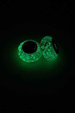 Kırmızı Fosforlu Karanlıkta Parlayan Murano Charm