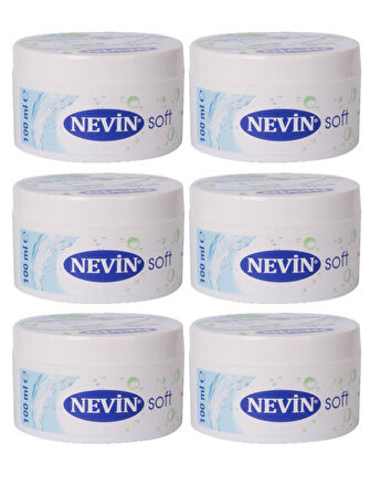 Nevin Soft Nemlendirici Bakım Kremi 100ml 6 Adet