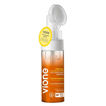 vione 3Lü Set Yüz Temizleme Köpüğü 150ml Özel Fırçalı