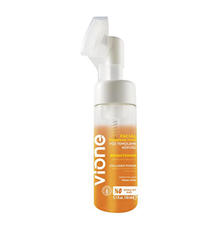 vione 2 Li Set Yüz Temizleme Köpüğü 150ml Özel Fırçalı