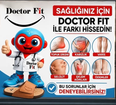Doctor Fit 43 Numara Refleksoloji Rahatlatıcı,Akapunktur Masaj Terliği Beyaz Erkek Terliği 