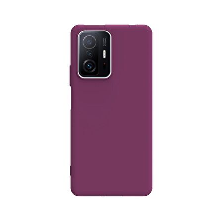 Smcase Xiaomi 11T Pro Kılıf Biye Tpu Silikon  Nano Ekran Koruyucu