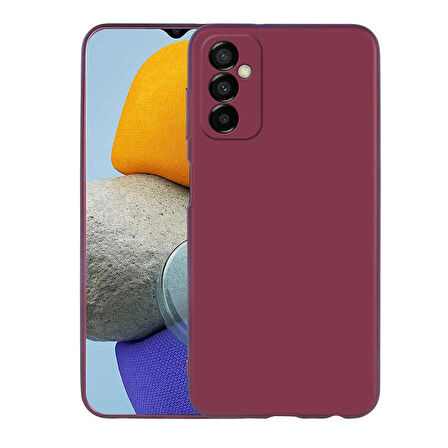 Gpack Samsung Galaxy M23 Kılıf Mat Lüx Kamera Korumalı Premier SilikonNano Glass