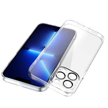 Smcase iPhone 12 Pro Kılıf Kamera Korumalı Fizy Silikon