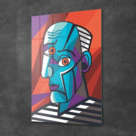 Decovetro Cam Tablo Abstract Portre