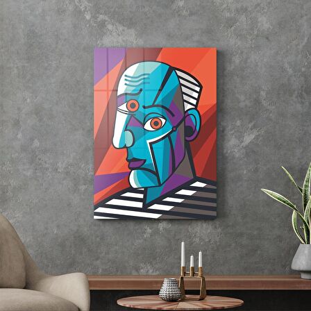 Decovetro Cam Tablo Abstract Portre