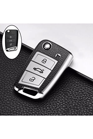 Vw Jetta Süperlüx Anahtar Kılıfı Gri Renk